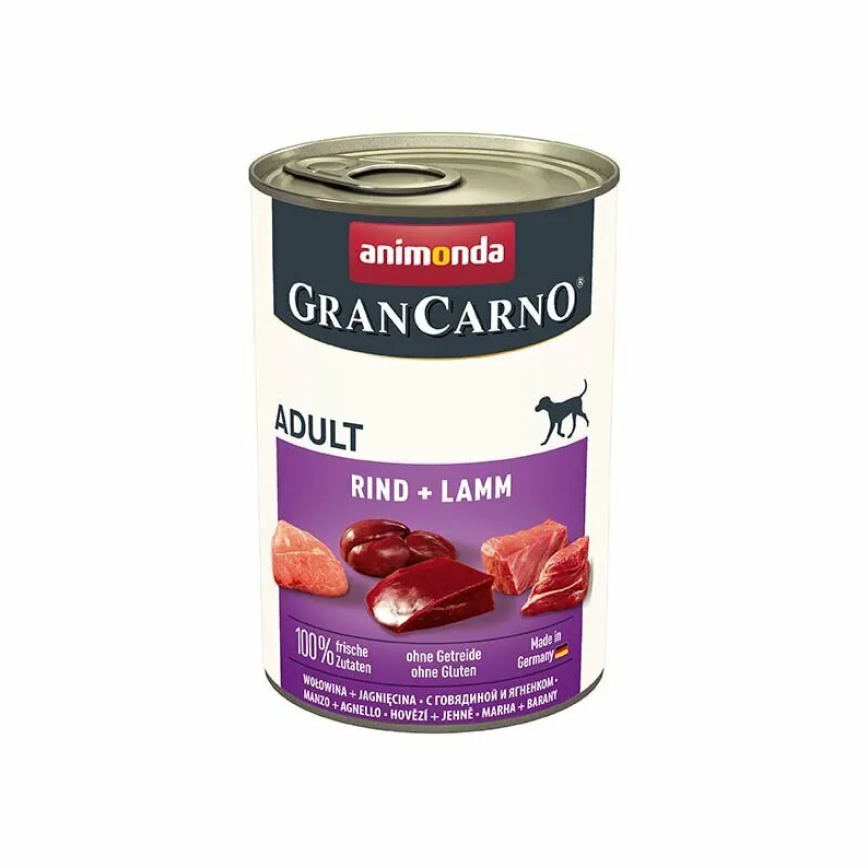 Animonda GranCarno 成犬主食罐 牛肉+羊 400g (90303174)