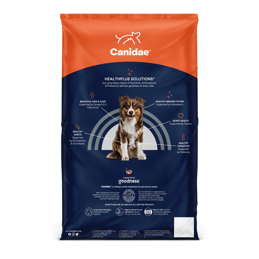 CANIDAE 咖比 狗糧 無穀物海洋成犬配方(三文魚&甜薯) 22lbs (1340A) 圖 3