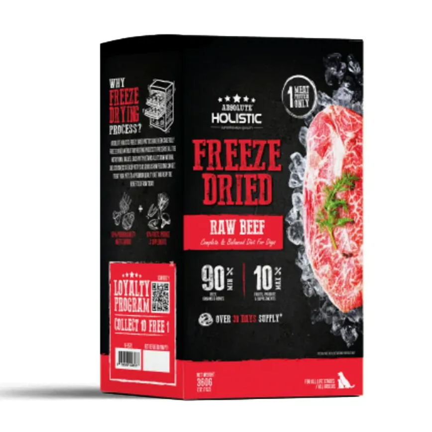 Absolute Holistic 狗糧 凍乾營養肉餅 牛肉 360g (AF-8578)