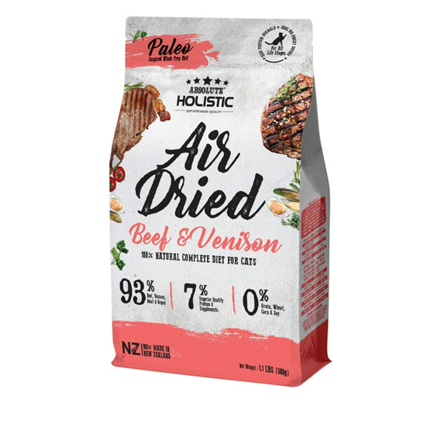 Absolute Holistic 貓糧 無穀主食糧 牛肉+鹿肉 500g (AD-6680) 