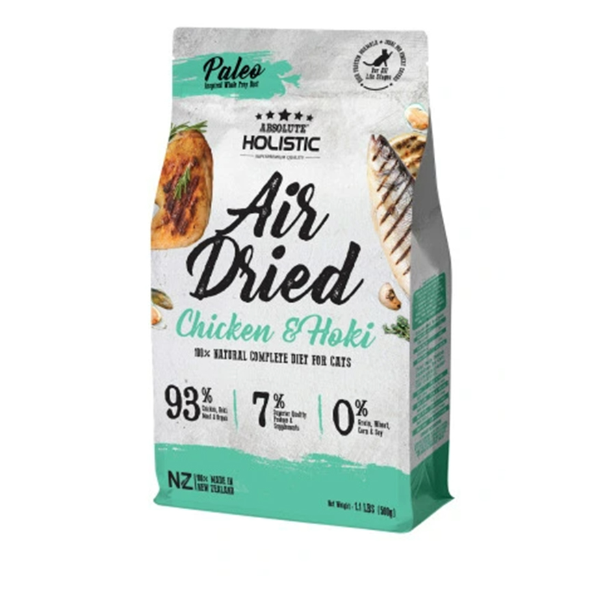 Absolute Holistic 貓糧 無穀主食糧 雞肉+長尾鱈魚 500g (AD-6697) 