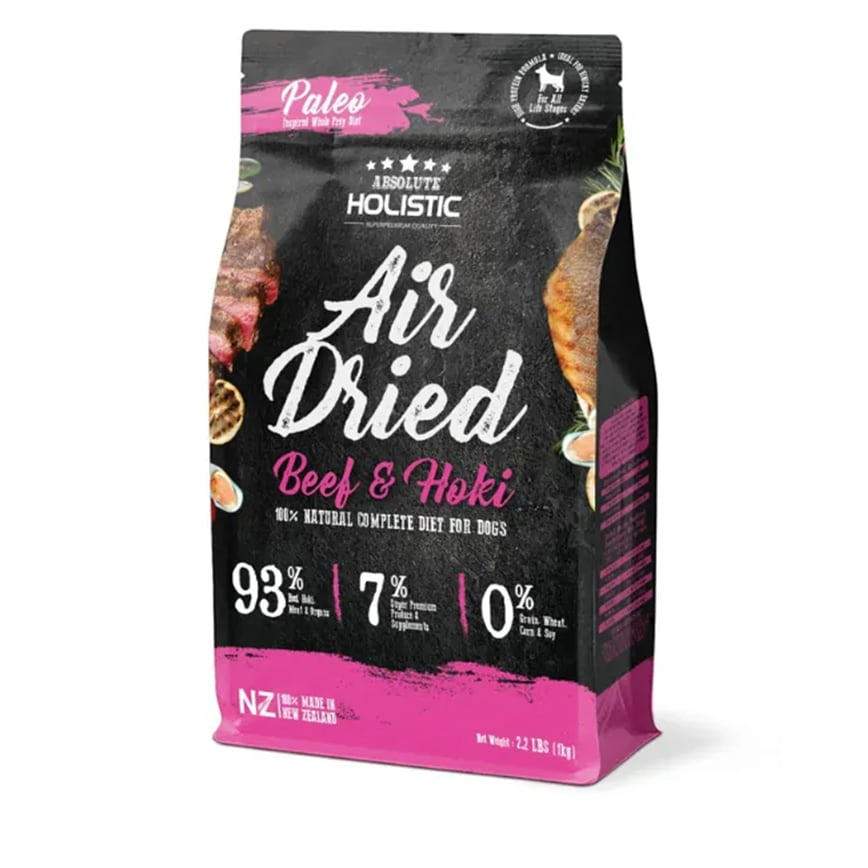 Absolute Holistic 狗糧 無穀主食糧 牛肉+長尾鱈魚 1kg (AD-4082)
