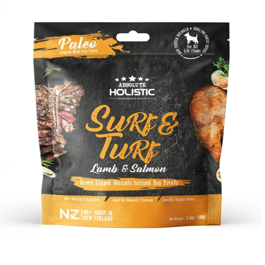 Absolute Holistic 狗糧 無穀主食糧 羊肉+三文魚 100g (AD-2041) 