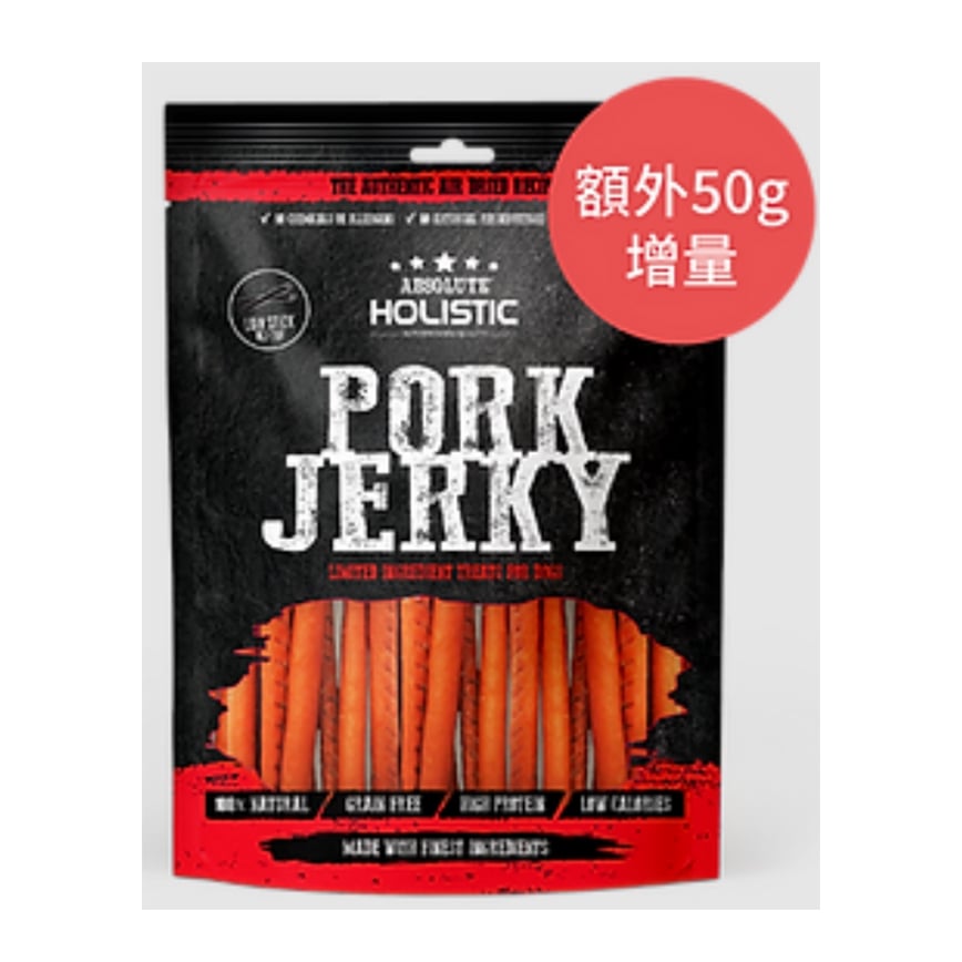 Absolute Holistic 高級純天然狗小食 鮮豬肉條 150g (MJ-16P)