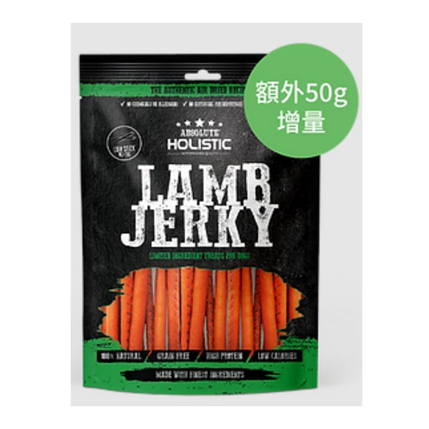 Absolute Holistic 高級純天然狗小食 鮮羊肉條 150g (MJ-16L)