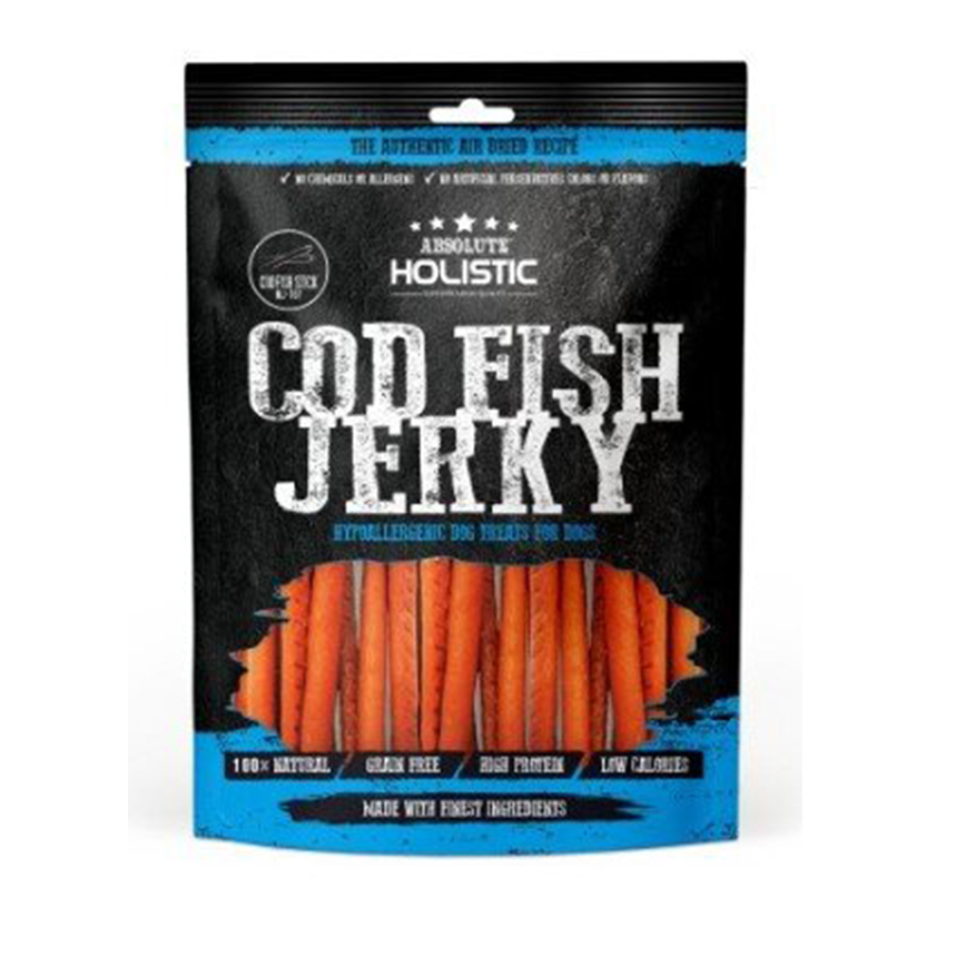 Absolute Holistic 高級純天然狗小食 鮮鱈魚絲 100g (AJ-05F)