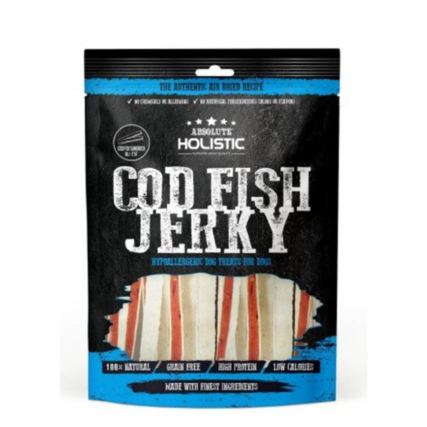 Absolute Holistic 高級純天然狗小食 鮮鱈魚治 100g (AJ-29F)