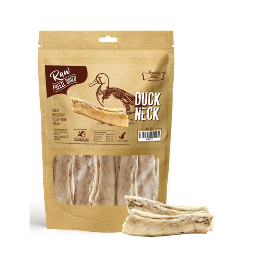 Absolute Bites 狗小食 原件凍乾 鴨頸 80g (AB-522)
