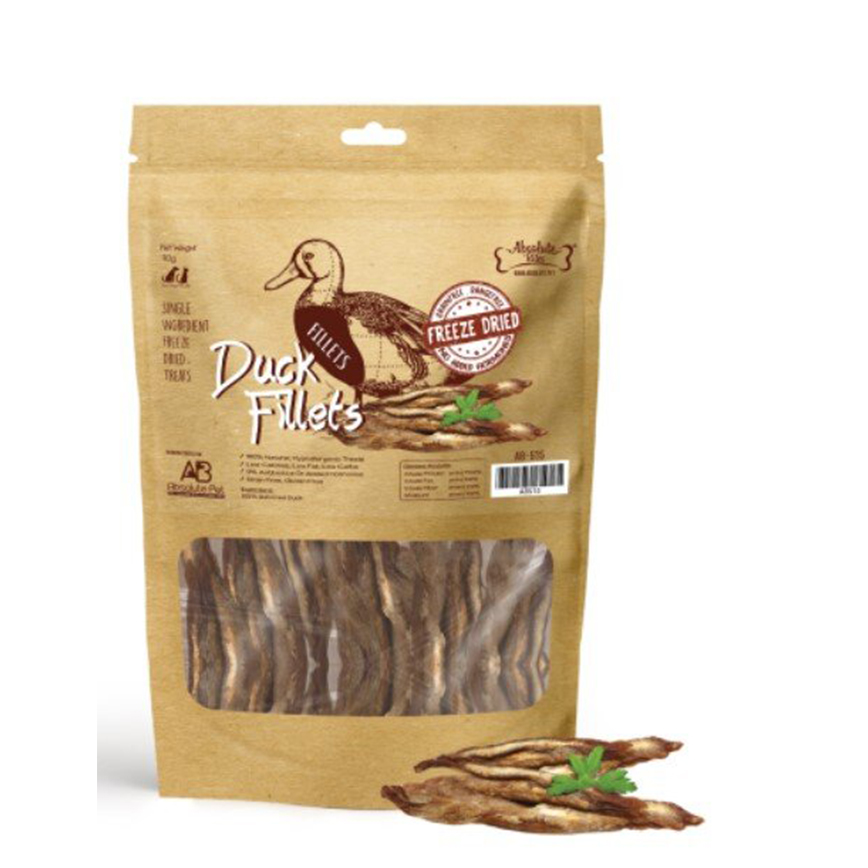 Absolute Bites 貓狗小食 原條凍乾 烟熏鴨柳 70g (AB-515)