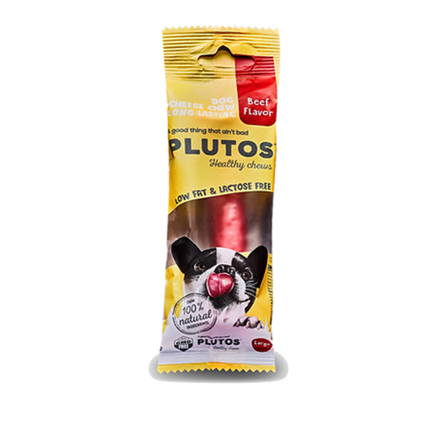 PLUTOS 狗小食 牛肉味芝士骨 大 (PLUTOS 009)