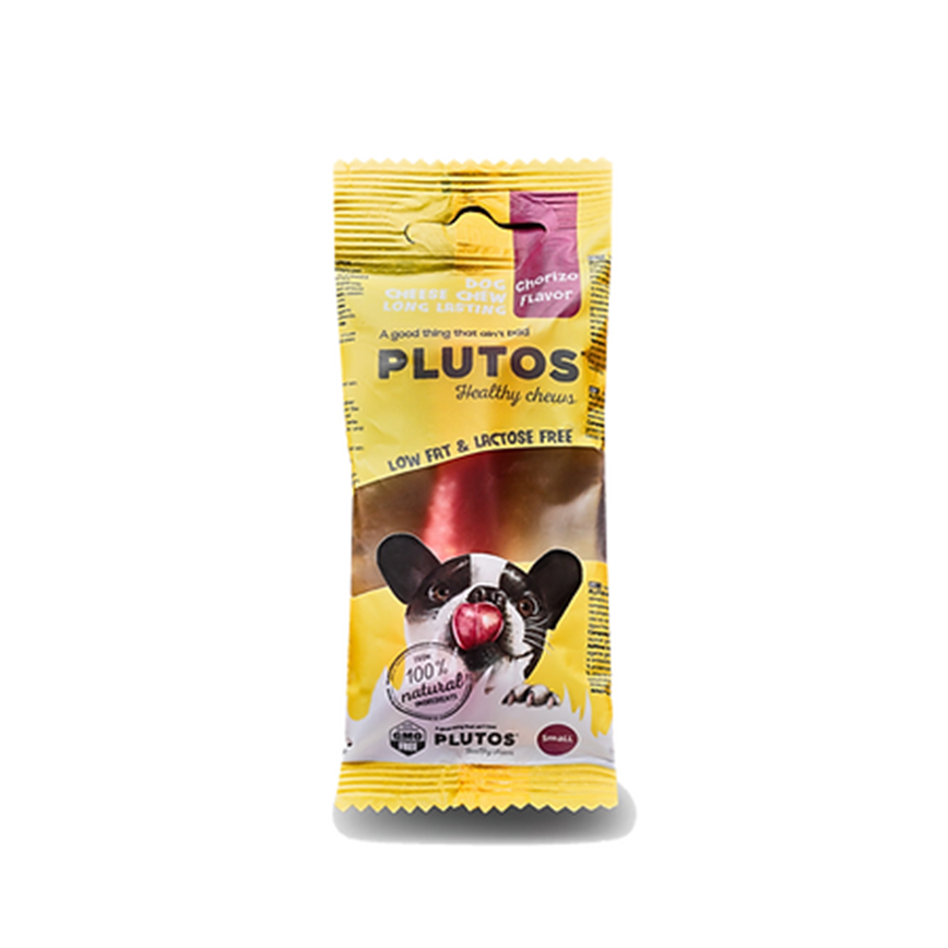 PLUTOS 狗小食 辣肉腸芝士骨 細 (PLUTOS 013)