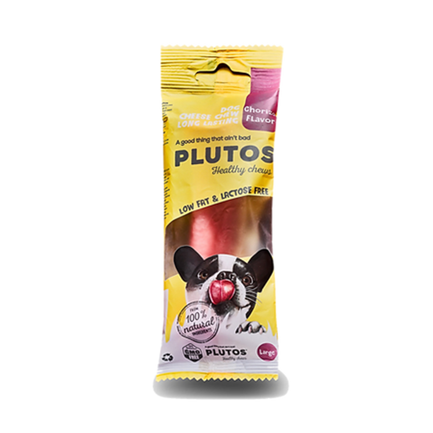PLUTOS 狗小食 辣肉腸芝士骨 大 (PLUTOS 015)