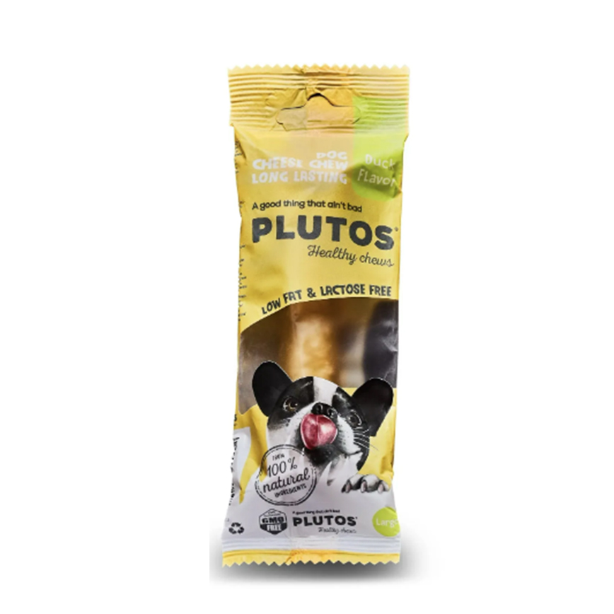 PLUTOS 狗小食 鴨肉味芝士骨 大 (PLUTOS 275)