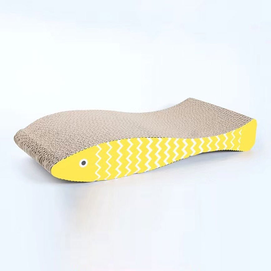 HelloDOG 玩具嚴選 瓦楞紙貓抓板 黃金魚
