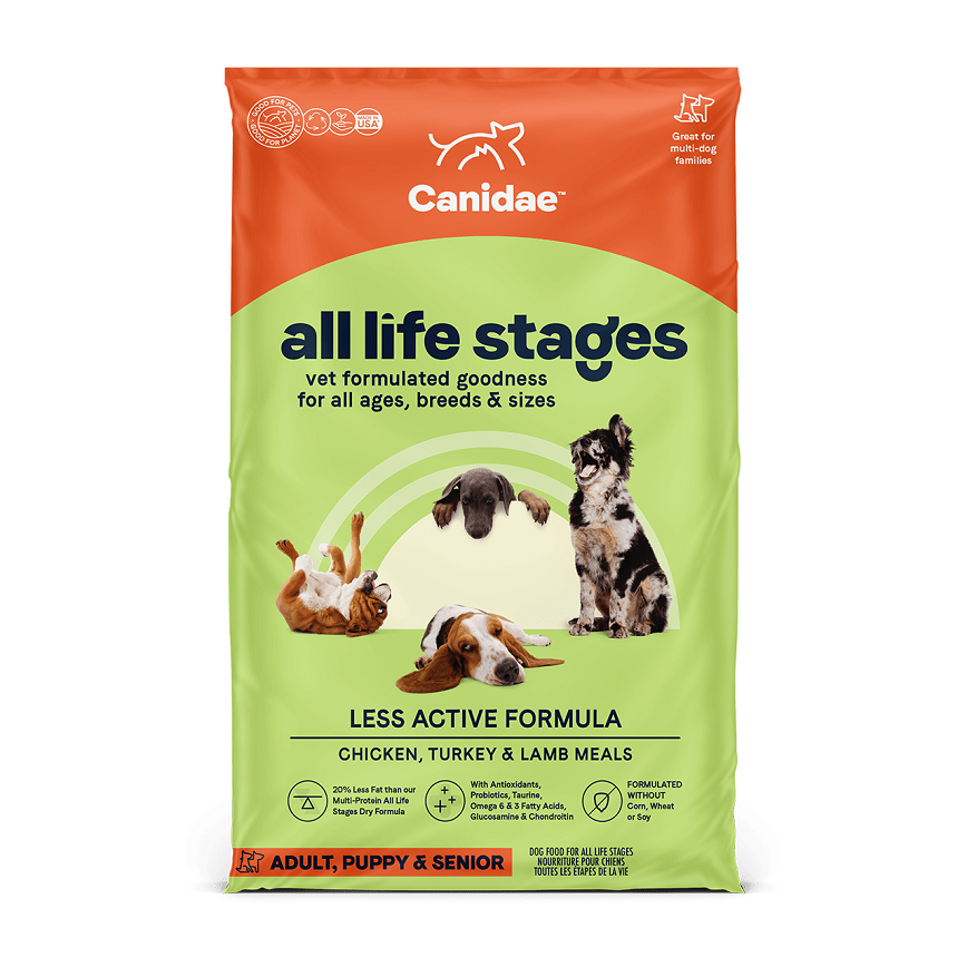 CANIDAE 咖比 狗糧 life stages 老年及體重控制配方 27lb (4030A) (新包裝)