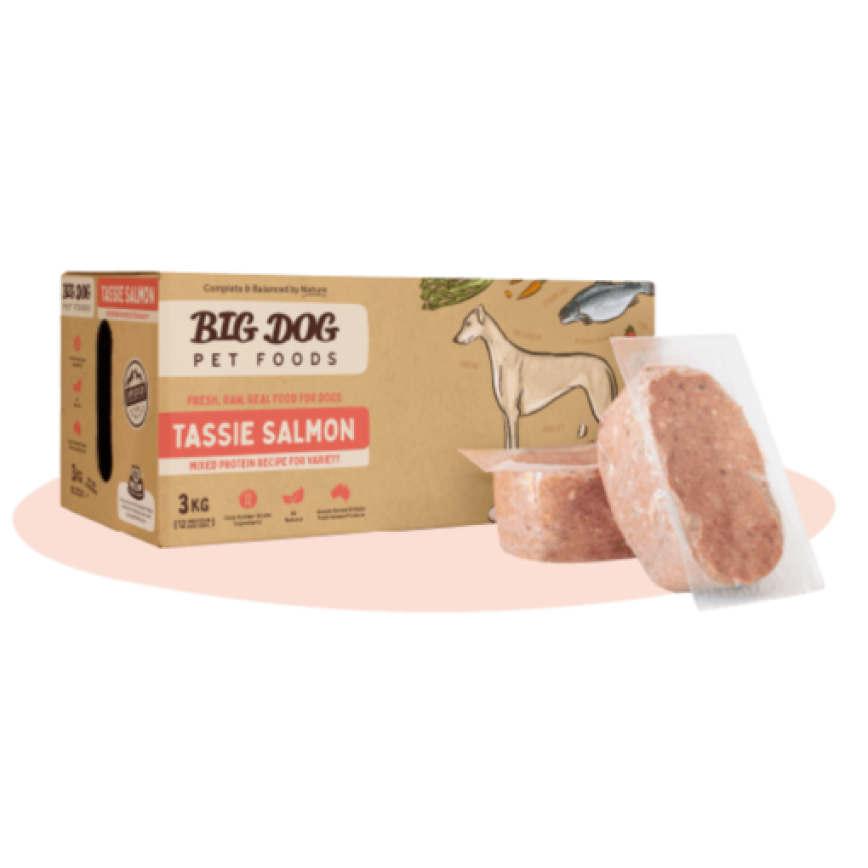 Big Dog 狗糧 急凍生肉糧 四種魚配方 3kg (BD_D_F) (需冷藏)