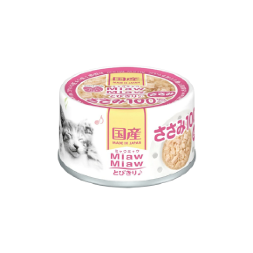 AIXIA 愛喜雅 MiawMiaw 日本產貓罐頭 雞胸味 60g (MT-5)