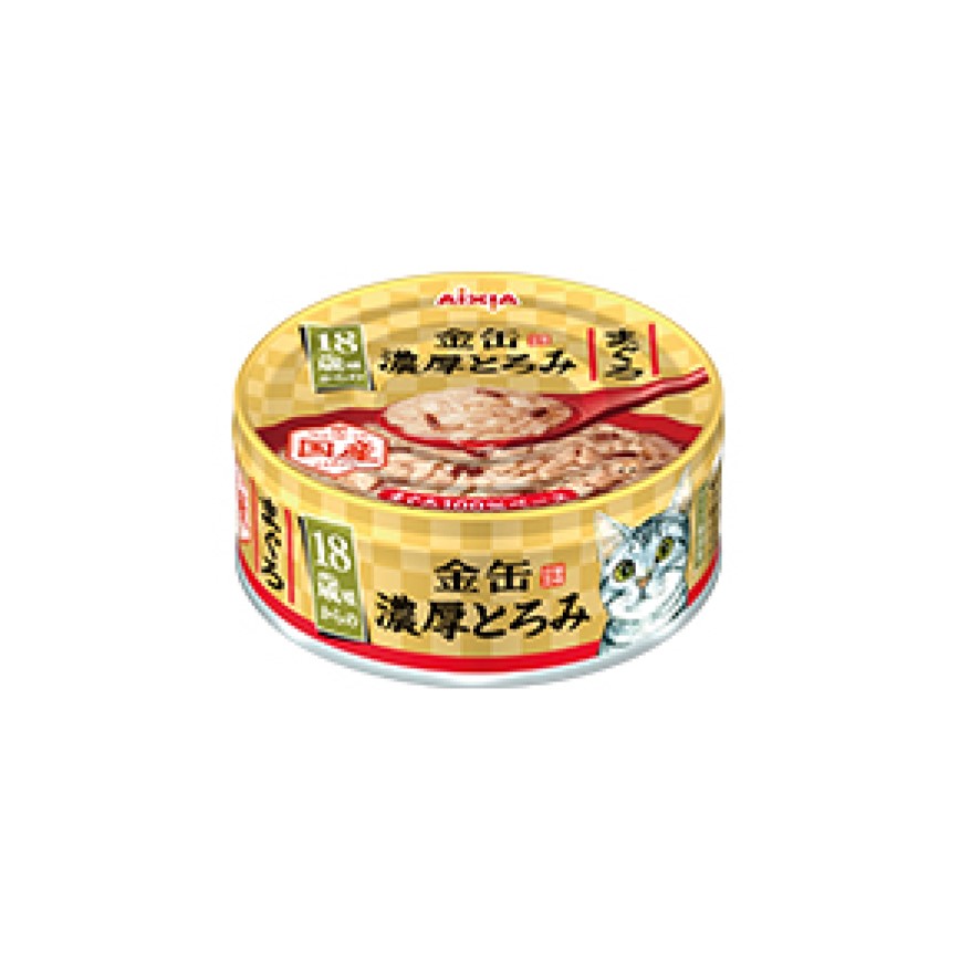 AIXIA 愛喜雅 日本貓罐頭 金缶濃厚系列 18歲+高齡貓 鮪魚味 70g (GNT-9) (TBS)