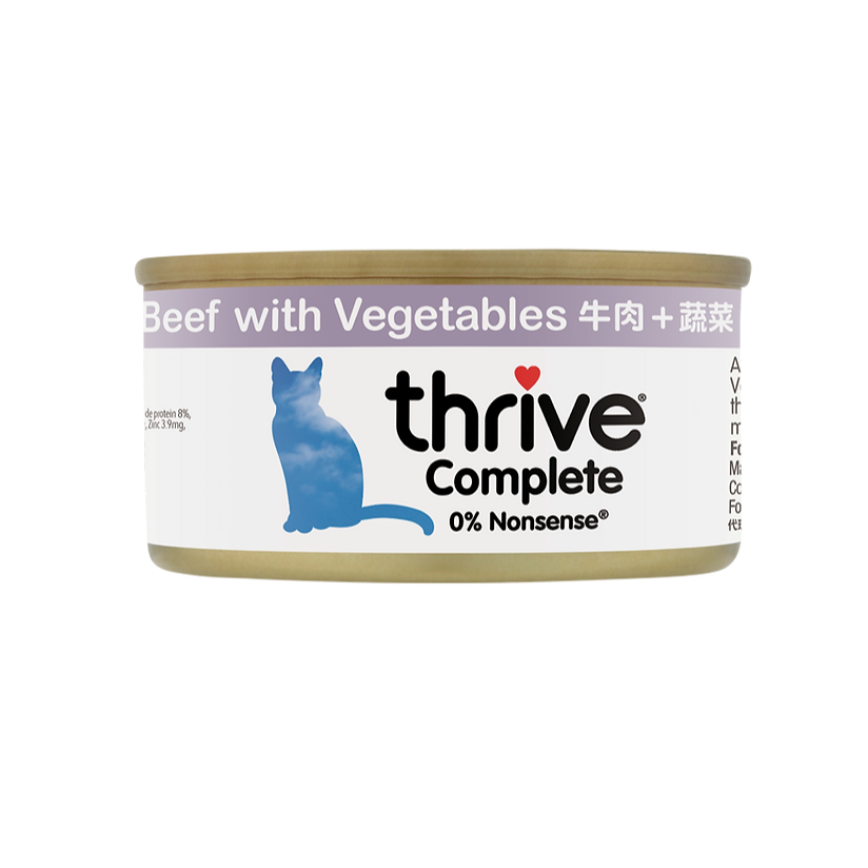 Thrive 貓 牛肉蔬菜 75g
