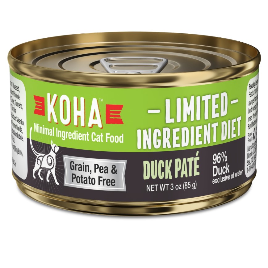 KOHA 主食貓罐頭 單一蛋白系列 鴨肉肉醬 3oz (KC3DU)