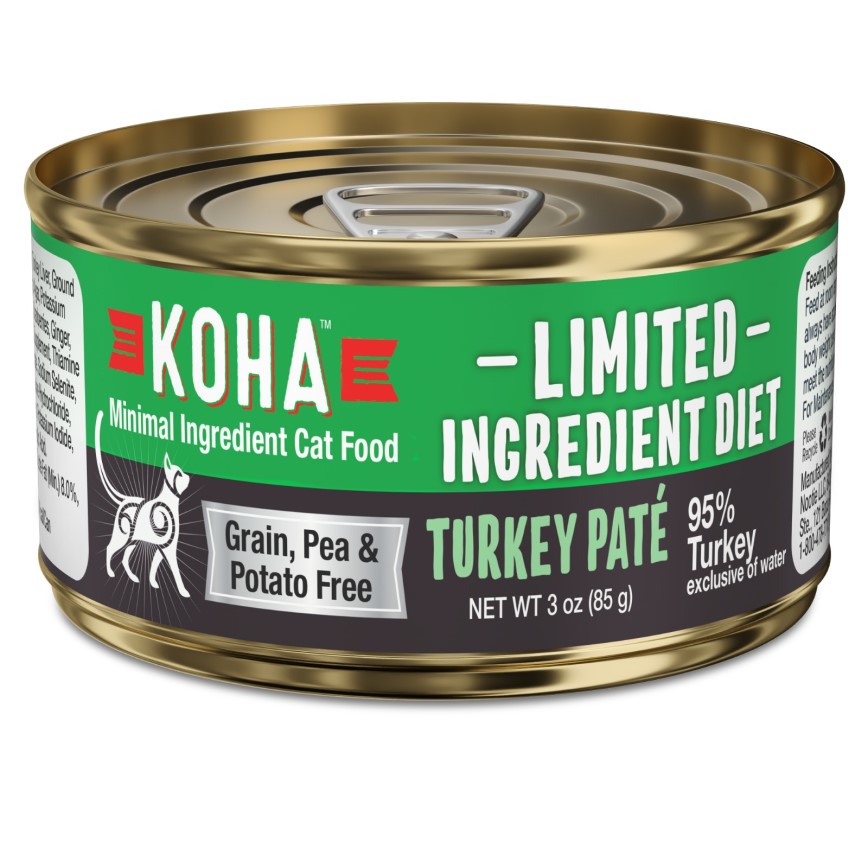 KOHA 主食貓罐頭 單一蛋白系列 火雞肉醬 3oz (KC3TU)