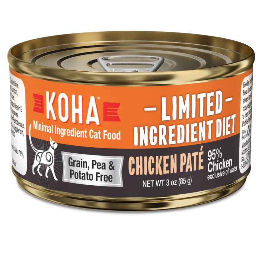 KOHA 主食貓罐頭 單一蛋白系列 雞肉肉醬 3oz (KC3CH)
