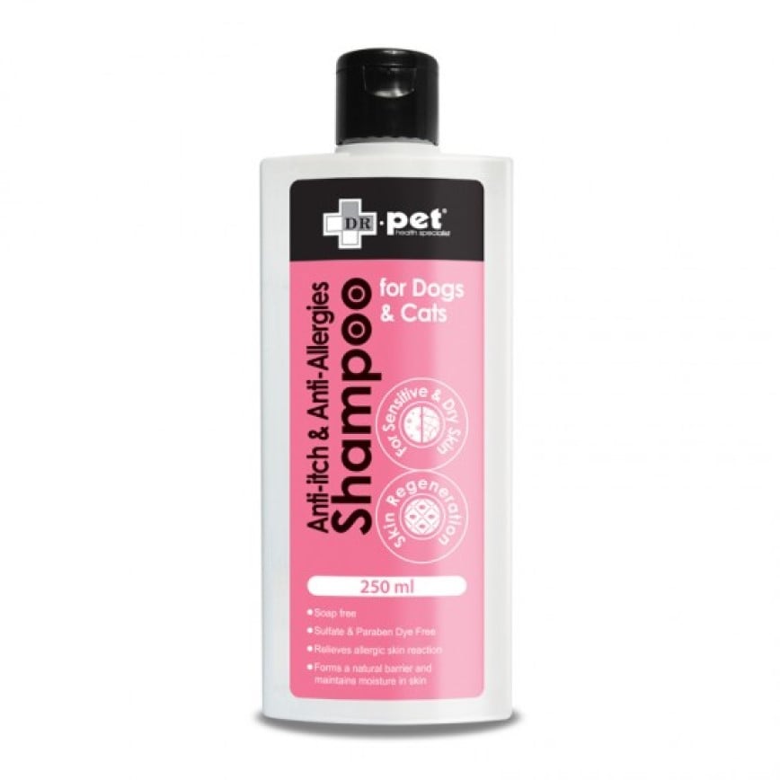 DR.pet 保濕止癢防敏感潔毛液 250ml (貓犬用) (DP0027A)