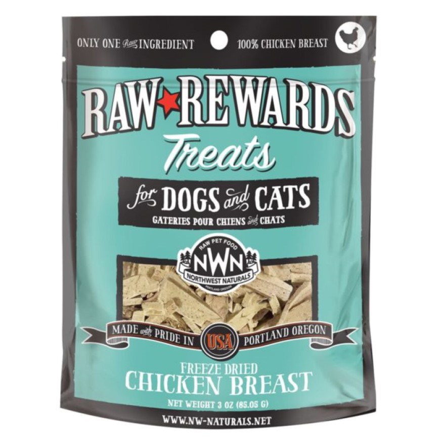 Northwest Naturals 凍乾小食 雞胸肉 3oz 85g (貓犬用) (NWTRTCXBR) 圖 1