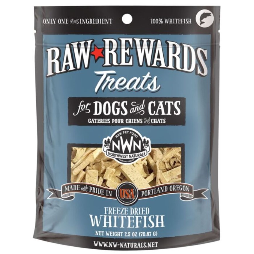 Northwest Naturals 凍乾小食 白鮭魚 2.5oz 85g (貓犬用) (NWTRTWF)