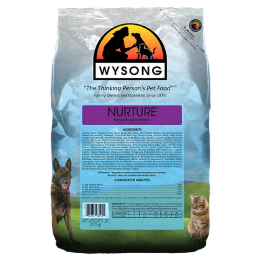 Wysong 美國威森 Original Diets 原始飲食系列 NURTURE™ 納初 38%蛋白幼貓初乳乾糧 5lb (W38)