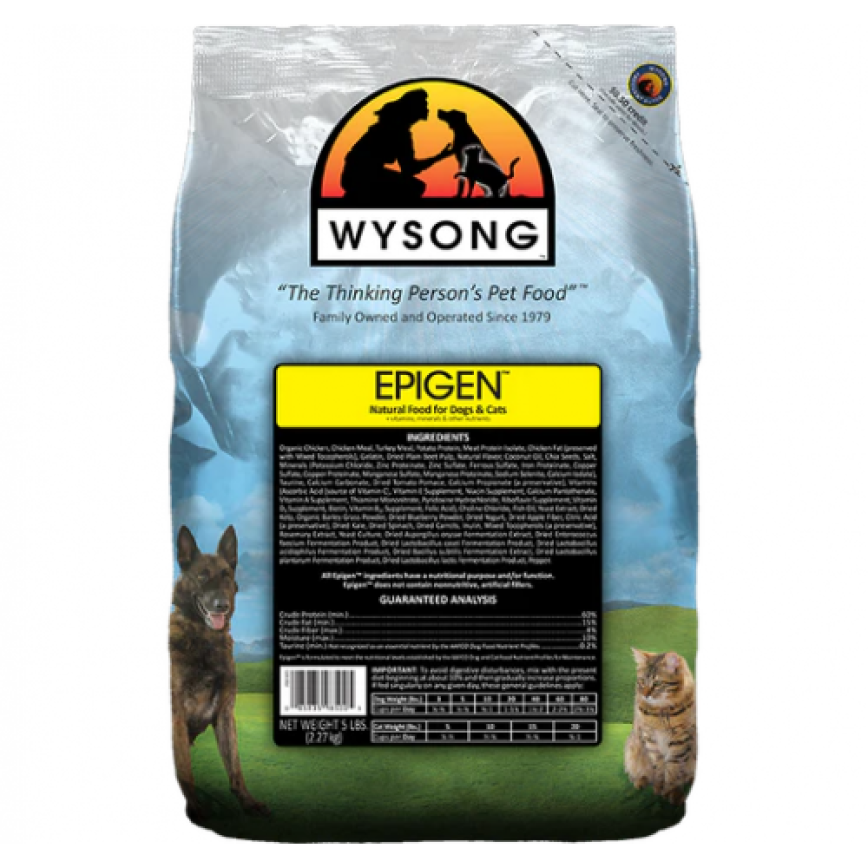 Wysong 美國威森 Starch Free 真正無澱粉系列 EPIGEN™ 愛寶健 60%蛋白無澱粉貓狗糧 5lb (貓犬用) (W60)