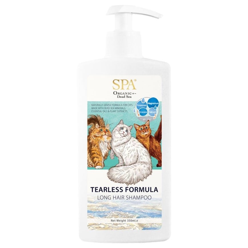 SPA寵物溫泉 無淚配方長毛貓沖涼液 350ml (貓用) (P023)
