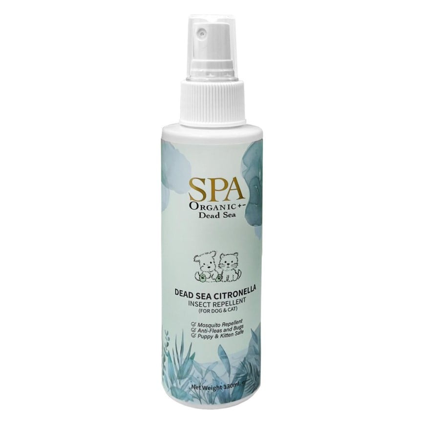 SPA寵物溫泉 死海鹽檸檬香茅驅蚤防蟲蚊怕水 130ml (貓犬用) (P091)