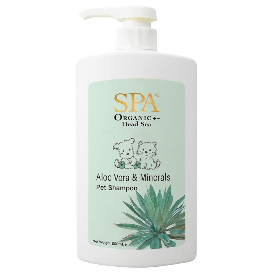 SPA寵物溫泉 蘆薈死海鹽寵物沖涼液 800ml (P012) (貓犬用)