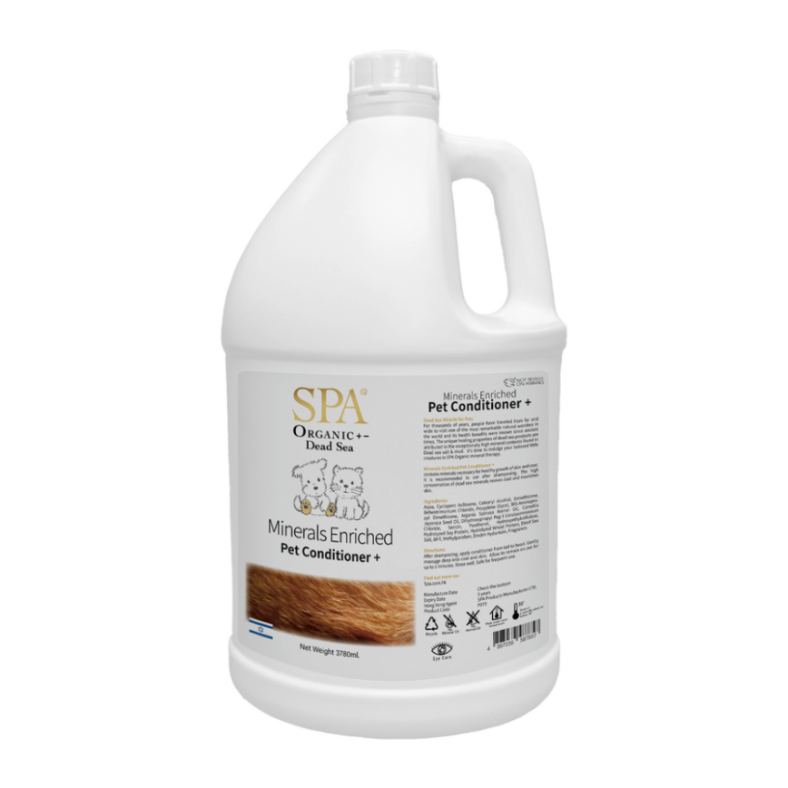 SPA寵物溫泉 死海鹽寵物特級柔順護毛素 1gal 加侖裝 (P070) (貓犬用)