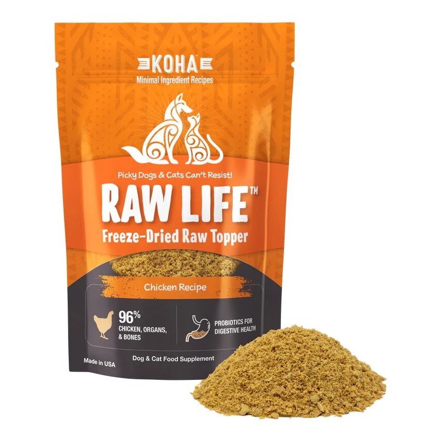 KOHA Raw Life 滋味高凍乾貓狗糧伴 雞肉配方 8oz (KDFT8CH)