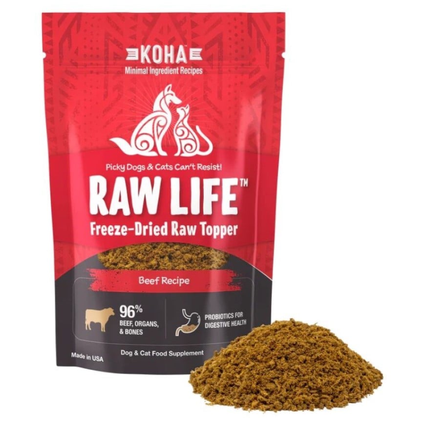 KOHA Raw Life 滋味高凍乾貓狗糧伴 牛肉配方 8oz (KDFT8BF)