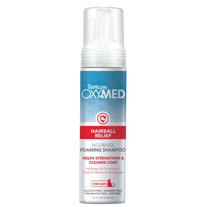 Tropiclean Oxymed 醫學級專業護理系列 毛球根源修護免洗泡沬 (貓咪專用) 220ml (OX4054) 圖 2