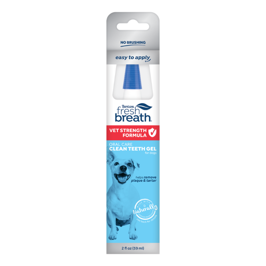 Tropiclean fresh breath 醫學級專業護理系列 獸醫強效配方潔齒凝露 (狗狗專用) 59ml (PR3910)