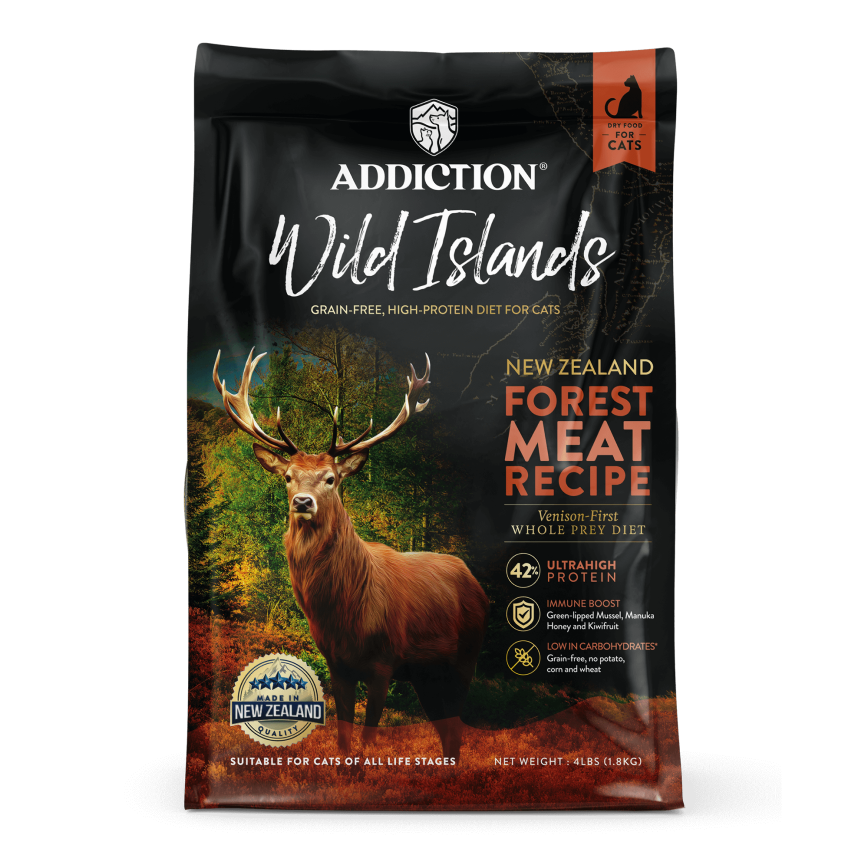 Addiction 貓糧 高蛋白無穀物成貓糧 鹿肉配方 12lbs