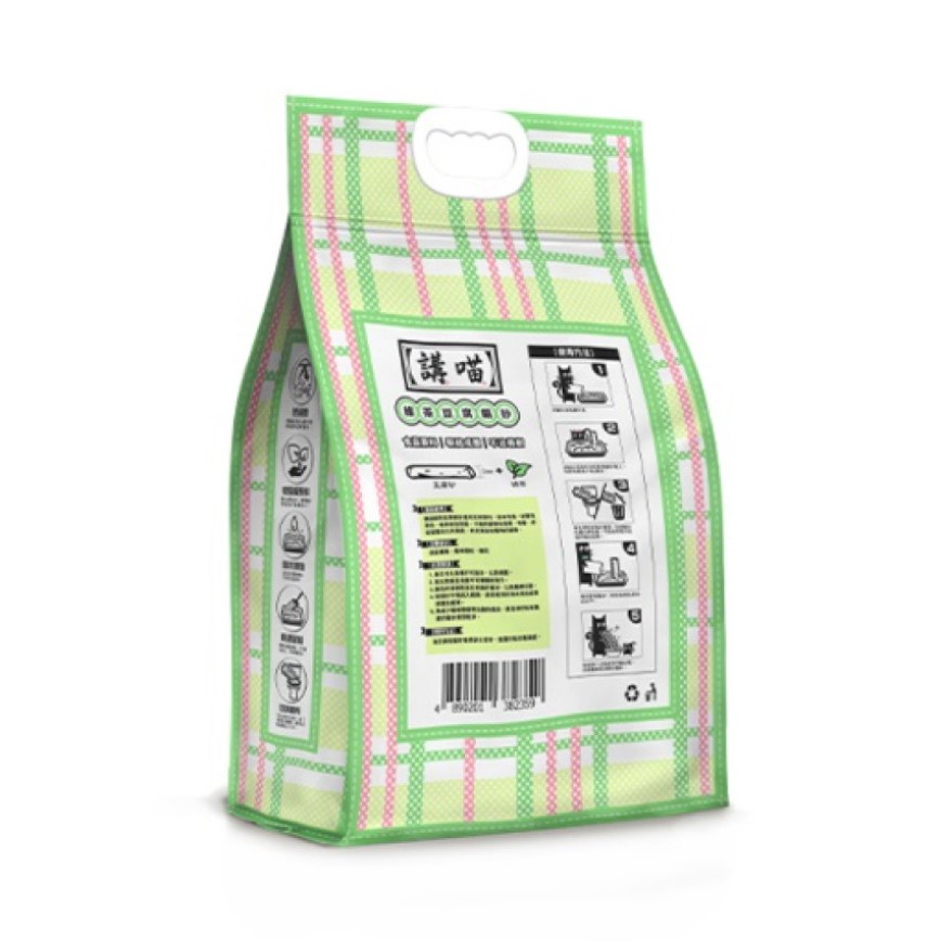 講喵 天然 豆腐貓砂 綠茶味 17.5L (382359) (TBS) 圖 2