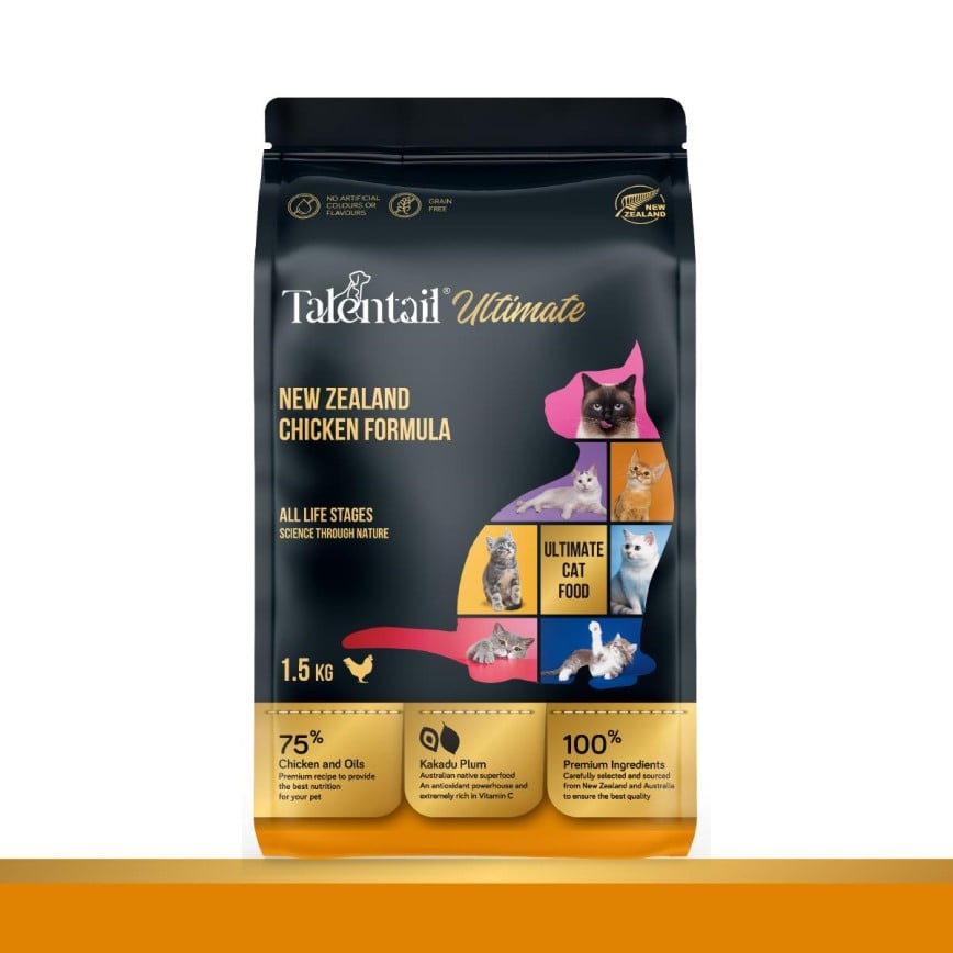 Talentail 澳卡特 無穀物貓糧 新西蘭雞肉全貓配方 1.5kg (TUNZ1C)