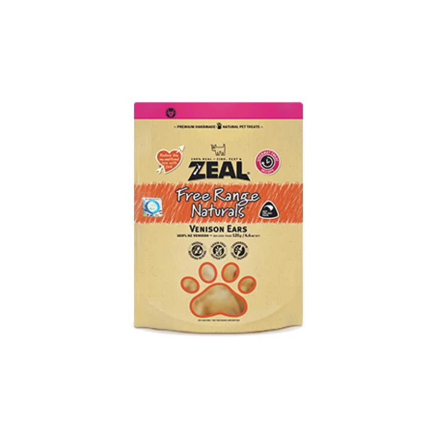 ZEAL 狗小食 紐西蘭鹿耳 Venison Ears 125g (NP002)