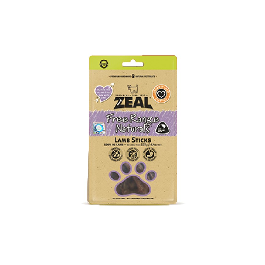 ZEAL 狗小食 紐西蘭羊肉條 Lamb Sticks 125g (NP027)