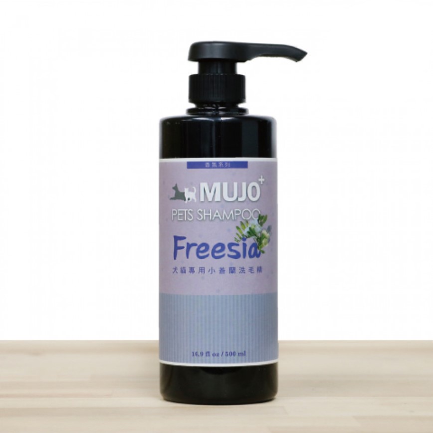 MUJO+ 木酢家 天然清潔抗菌驅蟲洗毛液 小蒼蘭美膚配方 500ml (mujo0001) (貓犬用)