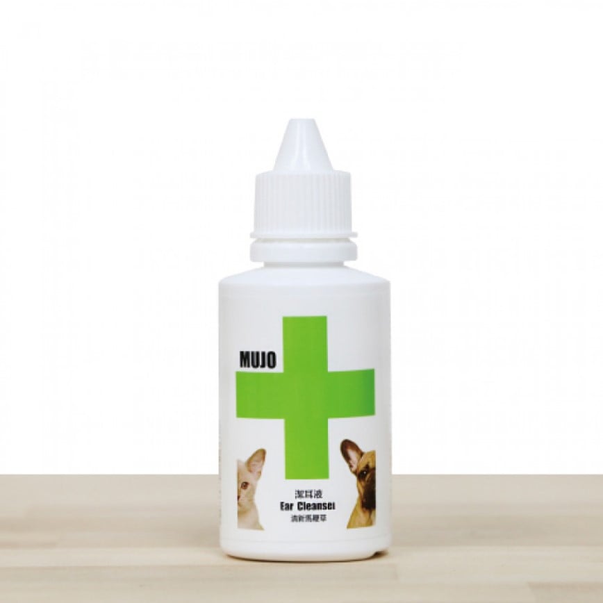 MUJO+ 木酢家 寵物清潔系列 清新馬鞭草潔耳液 100ml (mujo0010) (貓犬用)