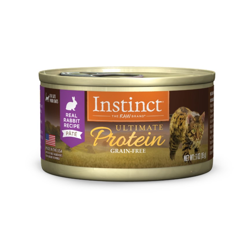 Instinct 貓罐頭 無穀物頂級蛋白質系列 兔肉配方 3oz (710363)