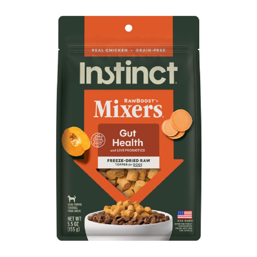 Instinct 狗糧 功能性系列 凍乾肉粒 腸道健康 5.5oz (601296) (新舊包裝隨機發貨)