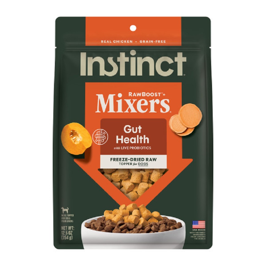 Instinct 狗糧 功能性系列 凍乾肉粒 腸道健康 12.5oz (601227) (新舊包裝隨機發貨)