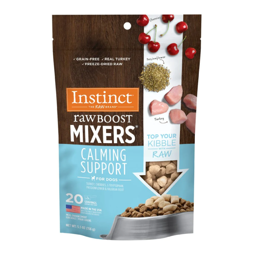 Instinct 狗糧 功能性系列 凍乾肉粒 Calming Support 寧心 5.5oz (600541) (新舊包裝隨機發貨) 圖 2